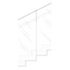 Detailed elevation of balustrade