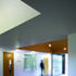 A double height space marks the reception