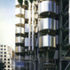 Service ducts and external escape stairs