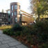 The reader tower stands at the junction between Lasdun
