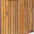 Detail of european oak cladding