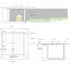 Plan, long section and cross section