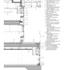 Detailed section through main building envelope