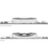 North and south elevations