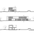 Section B, north elevation and west elevation