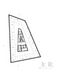 Second and fourth floor plan