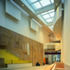 The main means of orientation is the triangular court