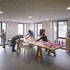 Art spaces are placed in well lit corner rooms