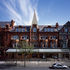 Vaughan street elevation with gold spire and typical Llandudno Victorian canopy