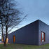 Slate-coloured exterior cladding