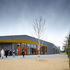 Public space for visitors to congregate outside the centre