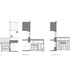 North and south elevations and section B-B