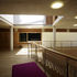 Foyer space with triple-height space