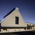 External view of gable end of auditorium