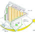 Diagrammatic sketch of roof level plan