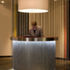 Hotel reception desk