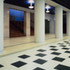 The refurbished entry lobby