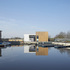 The school fronts on to the Forth and Clyde Canal 