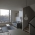 Living area in one of the apartments