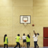 The new gym, built as a replacement for the original sports halls