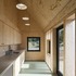 Plywood lining in the mess room