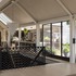 Access to the garden terrace