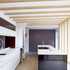Window frames on the south-eastern kitchen are formed as deep fins to protect from southern sun