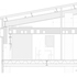 Detailed section through upper level