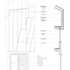Elevation and section through street-facing facade