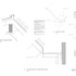 Working detail for garden tray, fire escape walkway, parapet flashing and roof garden