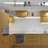 The kitchen is on the ground floor