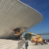 The building is elliptical in plan