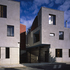The development is made of cast in-situ concrete
