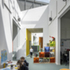 The school features open learning spaces