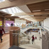 The double-height atrium
