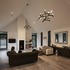 One of the open living spaces downstairs