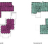 Floor plans levels 6 and 15