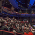 The space combines a traditional proscenium stage with a ‘thrust’ stage (audience on three sides)