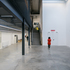 The polished concrete ground floor