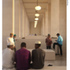 The prayer ground contains public amenities, stairs and ramps and storage spaces