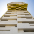 The three towers are oriented to optimise climate efficiency through shading