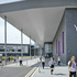 A challenging aspect of the design was the modelling of the complex compound curve roof canopy