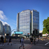 The building sits on the Old Street roundabout in London