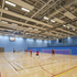 One of the indoor courts