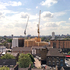 The project is the world’s largest cross-laminated timber (CLT) structure, reaching a high point of nine storeys