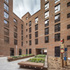 The building’s structural CLT panels are precisely machined, with prepared window openings, vapour and fire barriers and M&E channels