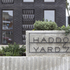 Landscaping at the front of the development