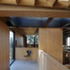 The structure is is a modern interpretation of the original timber shed