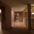 Interior view of the brickwork