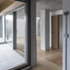 The design works with the irregularity of the site